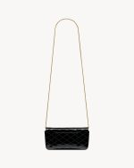 YSL Gaby Chain Phone Holder in Patent Leather - Image 5